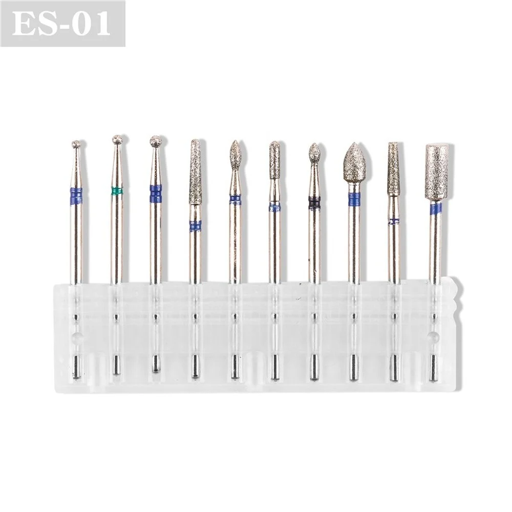 

10pcs tungsten steel grinding head tungsten carbide burrs sets mini drill diamond burs material tungstenio accessories