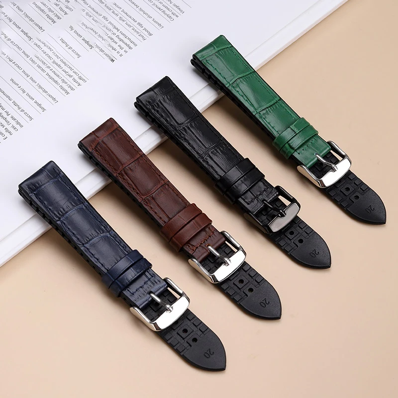 Силиконовый ремешок для часов Seiko цвет в ассортименте