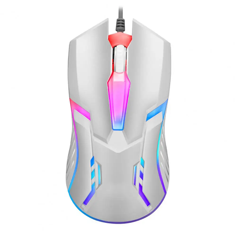 

S1 Wired Mouse Sensitive Shock-proof RGB Light 1600DPI USB Gaming Mouse for Office Computer Peripherals