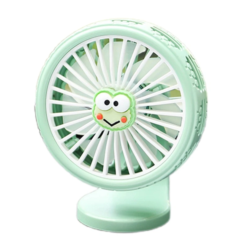 

Портативный автомобильный вентилятор, двухцелевой настольный мини-вентилятор с USB-аккумулятором и свободным вращением