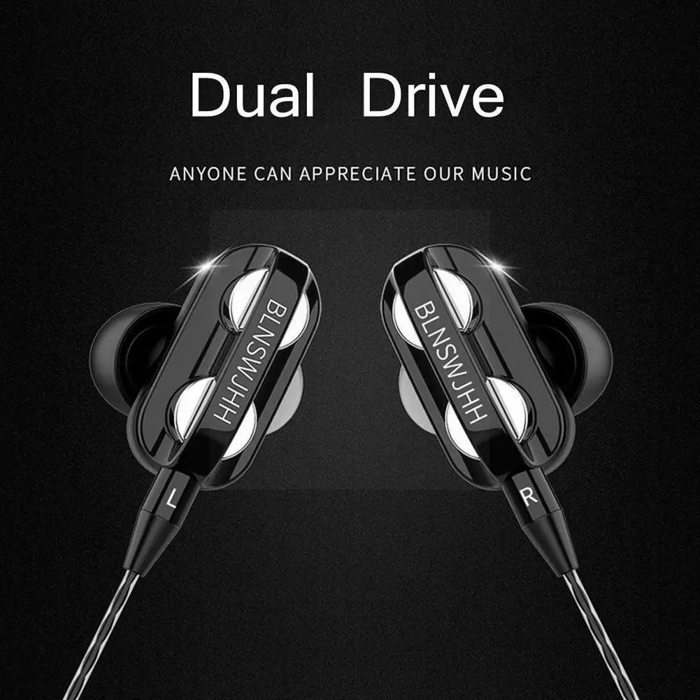 

Стереонаушники-вкладыши с высоким басом, проводные наушники-вкладыши 3,5 мм, металлические Hi-Fi наушники с микрофоном для телефона T1h7