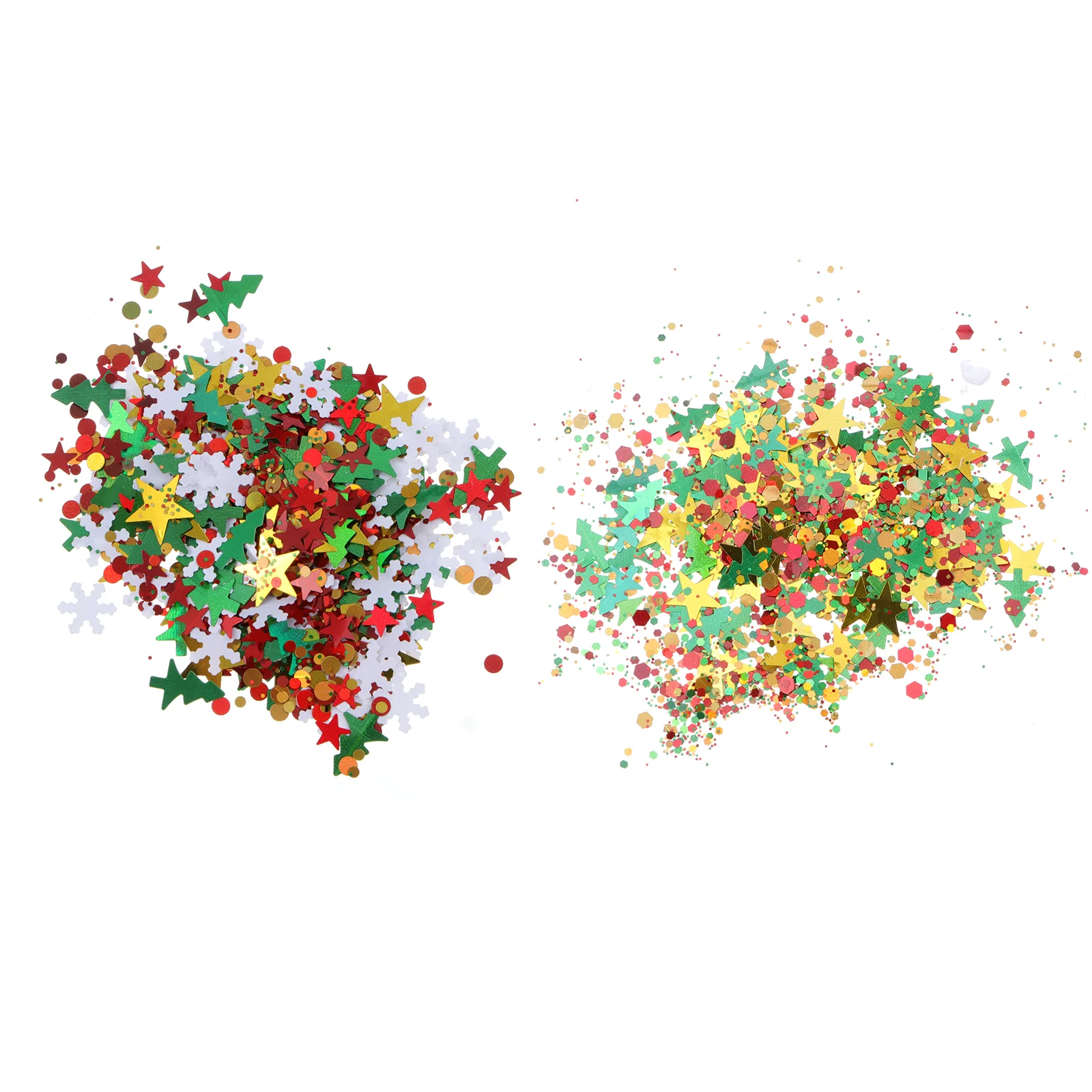 

Nail Christmas Glittersnowflake Decoration Winter Glitters Holographic Holiday Sequin Paillettes Manicure Sticker Charms Sequins