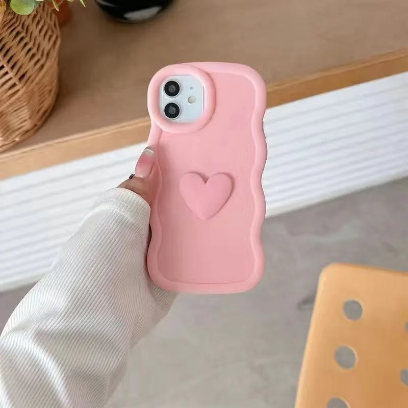 3D Fashion Love Heart Новый чехол для телефона Tecno Spark 30C 8 Go Camon 30 20 19 18T Pro Plus 2025 4G 5G Мягкая