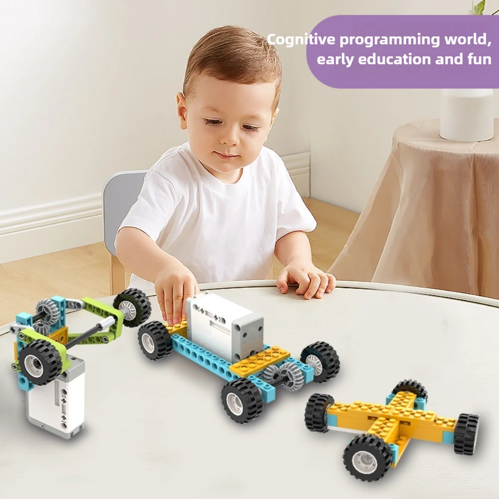 107 шт. 50 в 1 электрические строительные блоки робота STEM EM16 научный и