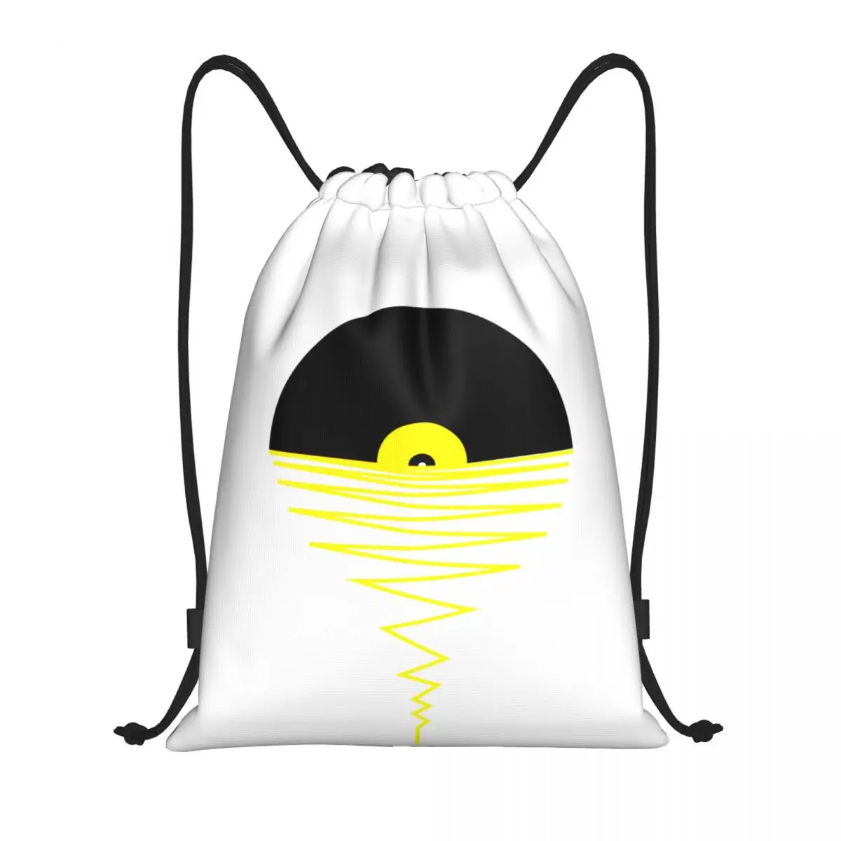 

Vinyl LP Music Record Sunset 7 Backpack Funny Vintage Knapsack Drawstring Bags Gym Bag Top Quality Korean style Large capacity