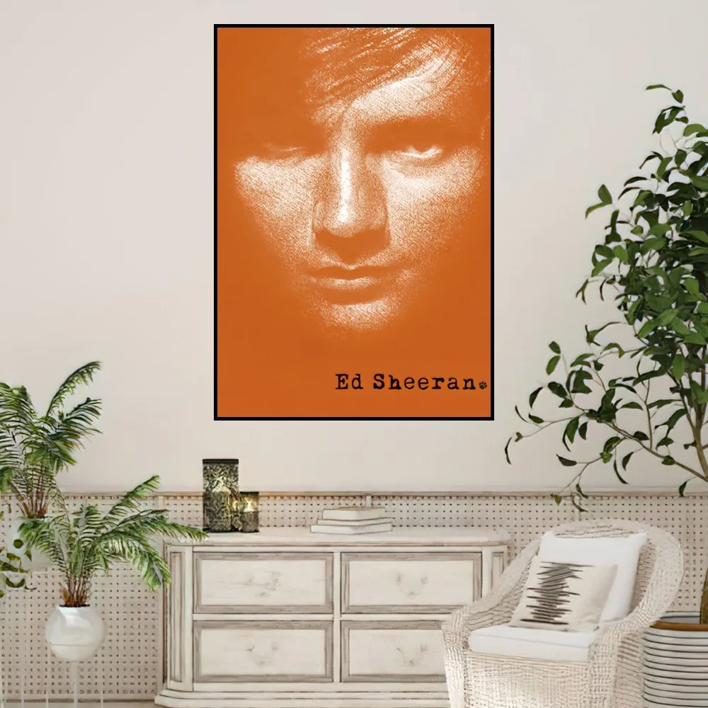 Певец E-Ed крутой S-Sheeran плакат домашние принты настенная живопись спальня гостиная