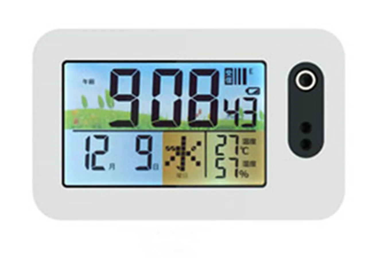 

Маленькие настольные часы Dermey с функцией повтора, календарем и датой, с подсветкой и температурой