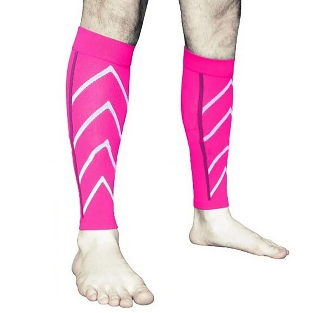 Compression Thin Calfskin Sports Socks Calf Support Assists Night Running Nylon Fluorescent Leggings Basketball Sleeves