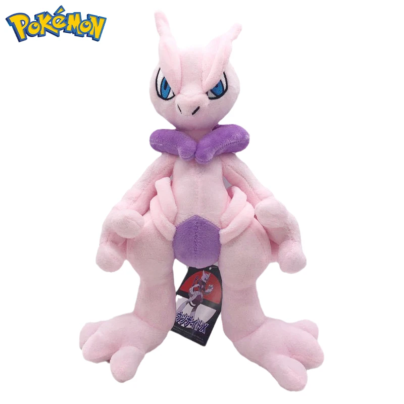 

30CM Pokemon MEGA Mewtwo X Plush Toys Kawaii Anime Soft Stuffed Animals Peluche Dolls for Kids Children Birthday Xmas Gifts Toy