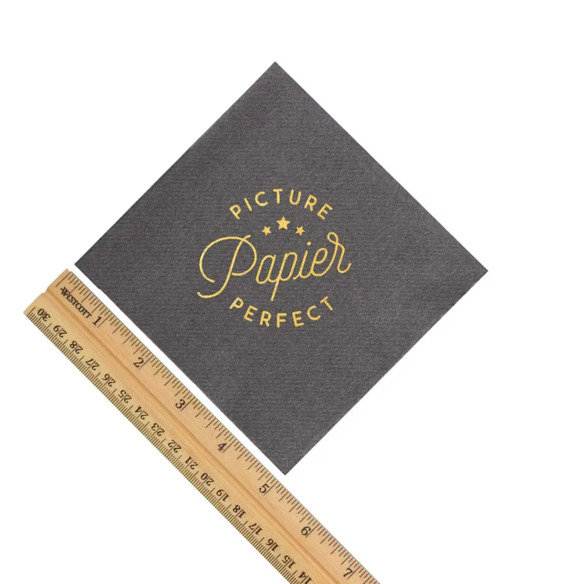 Свадебные коктейльные салфетки с плавающими сердцами льняные под текстуру