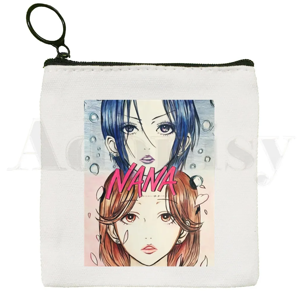 Nana Anime Manga Nana Osaki And Ren Honjo Harajuku Coin Purse Storage Small Bag Card Bag Key Bag Coin Clutch Bag Zipper Key Bag