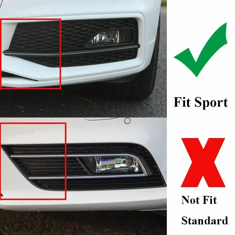 Для Audi A4 B8 B8.5 S-Line S4 2012 2013 2014 2015 противотуманная задняя крышка RS4 стильный сотовый