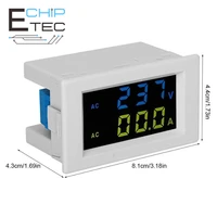 d85 2042a 100a digital display voltmeter ammeter voltage current measuring meter tester singledouble display