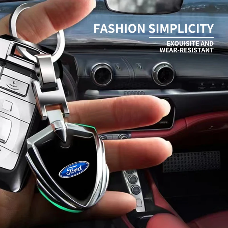 3D металлические брелоки для ключей с логотипом автомобиля брелок Стайлинг Ford Focus