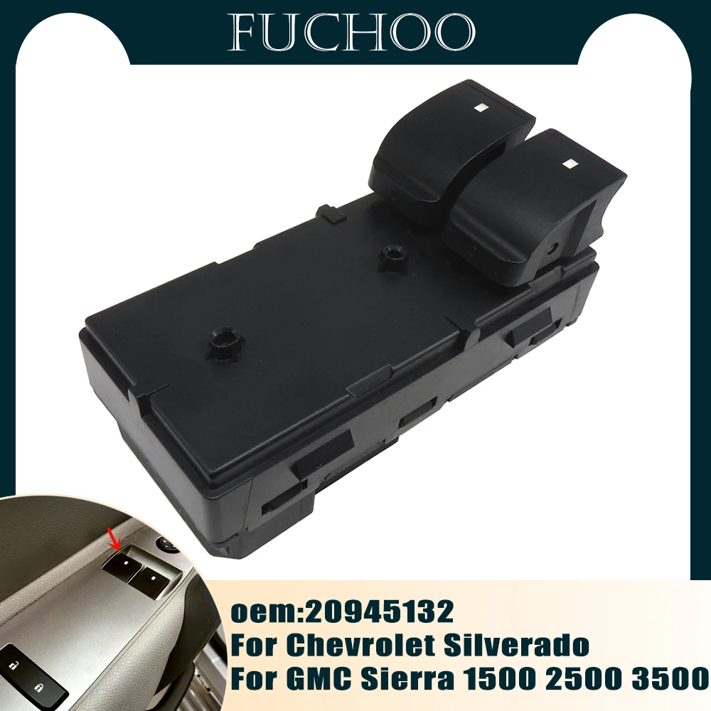 

Car styling For Chevrolet Silverado GMC Sierra 1500 2500 3500 HD Power Window Switch Lifter Regulator Control Button 20945132