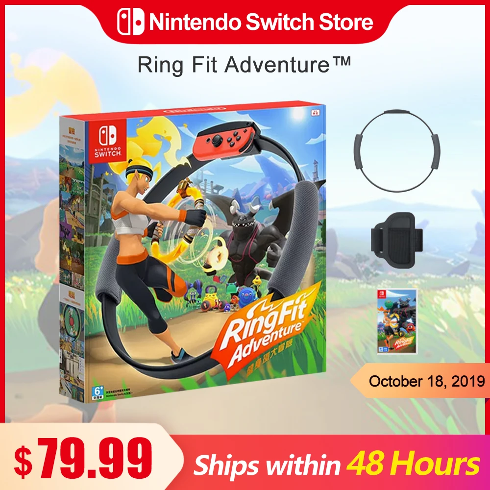 Приключения кольцевого типа Nintendo Switch, игровые предложения, 100% официальная Оригинальная карта физических игр, спортивный жанр для Switch OLED Lite
