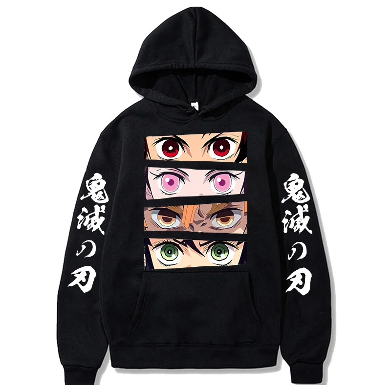 

Nezuko Rengoku Korean Style Hoodies Japanese Anime Demon Slayer Tanjirou Kamado Sweatshirt Kimetsu No Yaiba Cartoon Streetwear