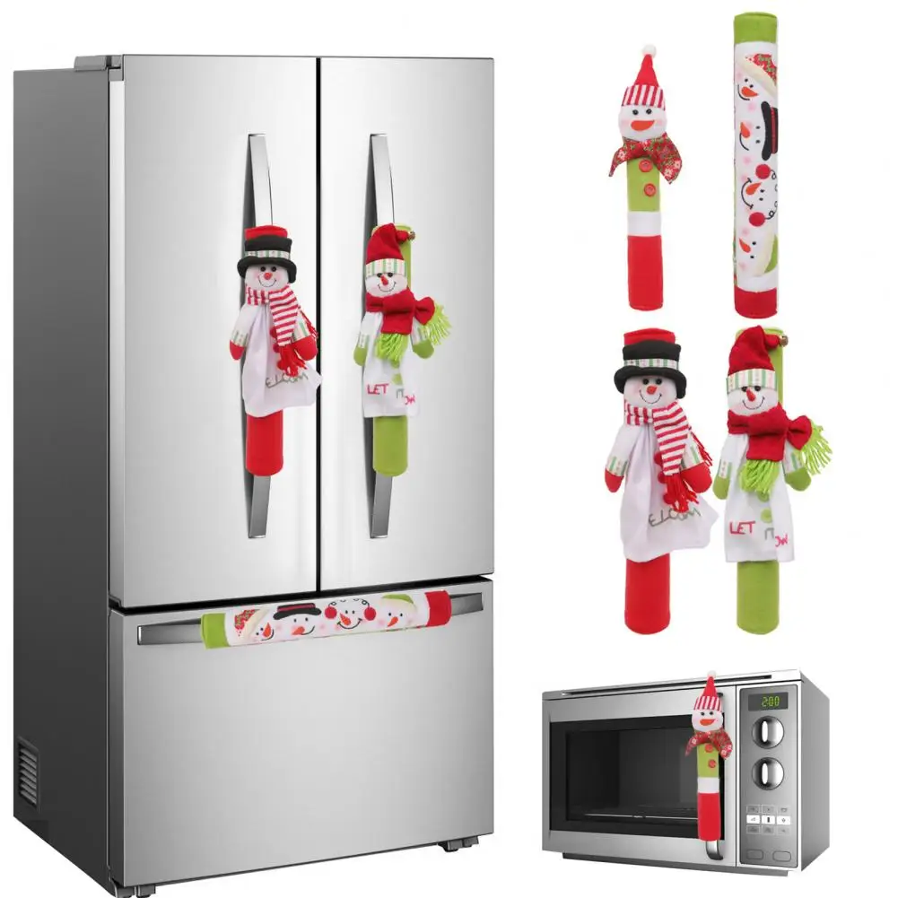 

Festival Ambience Lightweight Snowman Type Oven Grip Cover Xmas Party Prop for Home