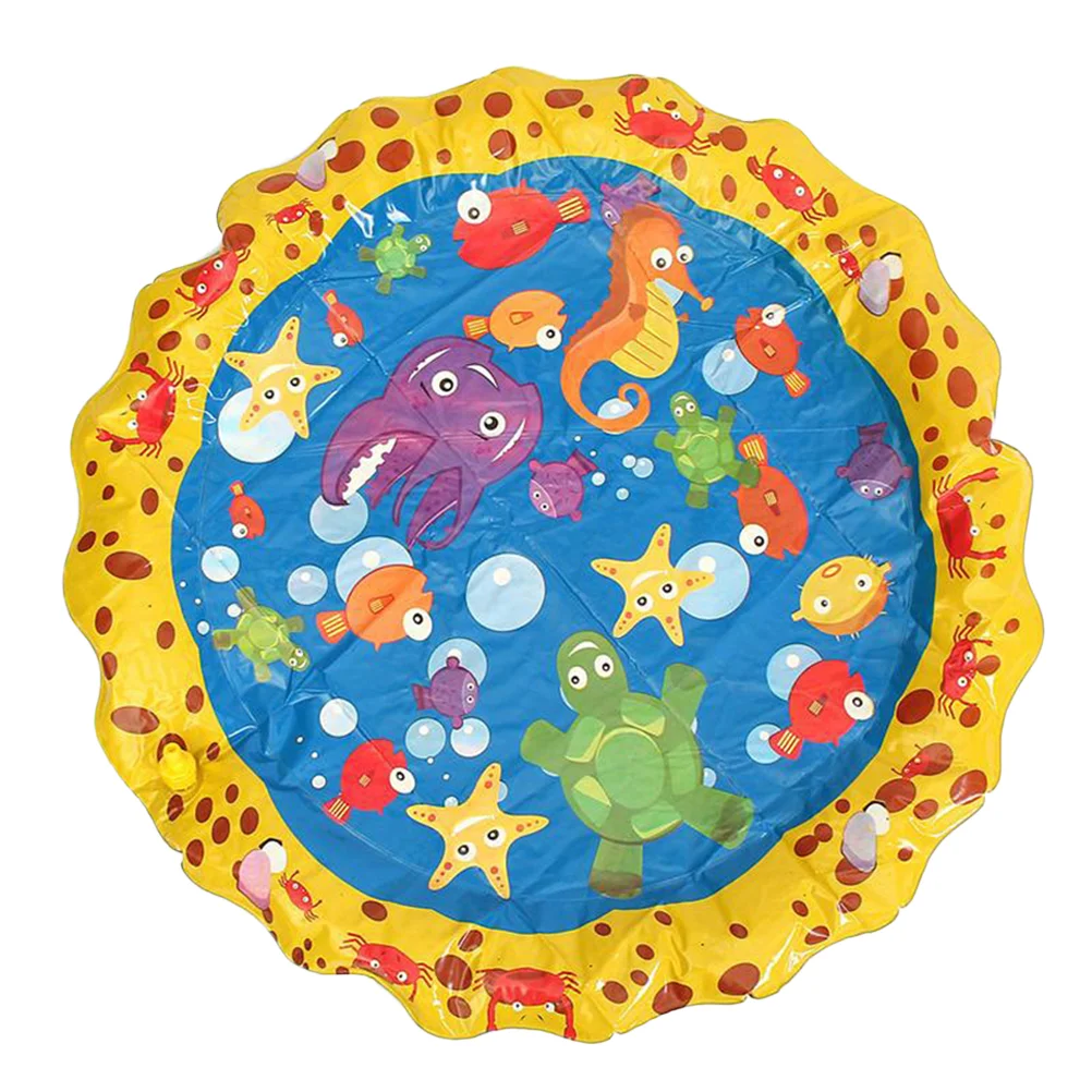 

Pad Sprinkler Pad Wading Pool Outdoor Pool Garden Play Mat Water for Babies Toddlers Kids ( Colorful )