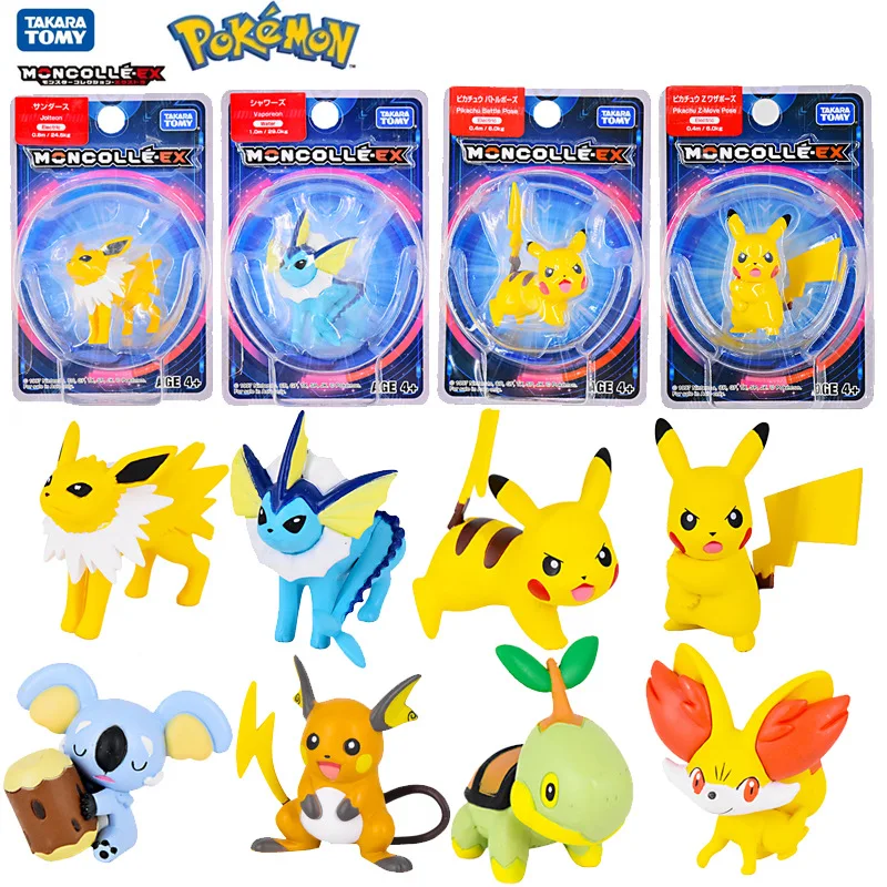 Toy Original Pokemon Anime Action Figures Pikachu Pokémon Scarlet And Violet Pvc Model Xmas Gift