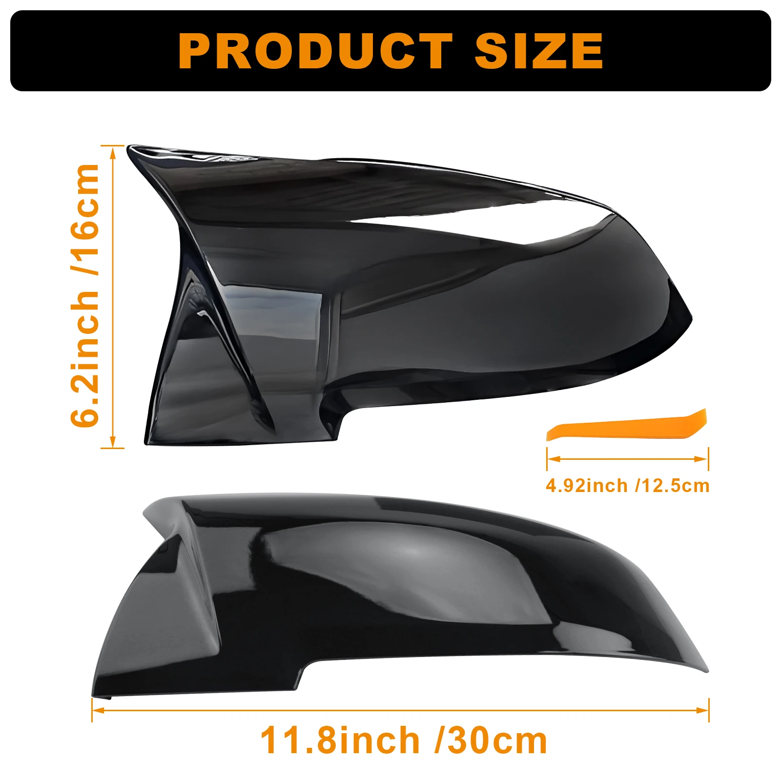 Для BMW F20 F21 F22 F23 F30 F32 F33 F36 F87 M2 X1 Крышка зеркала заднего вида на дверь внешнего