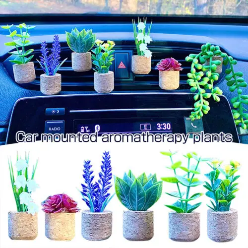 

Car 3D Artificial Plants Shape Aromatherapy Vent Perfume Diffuser Perfume Clip