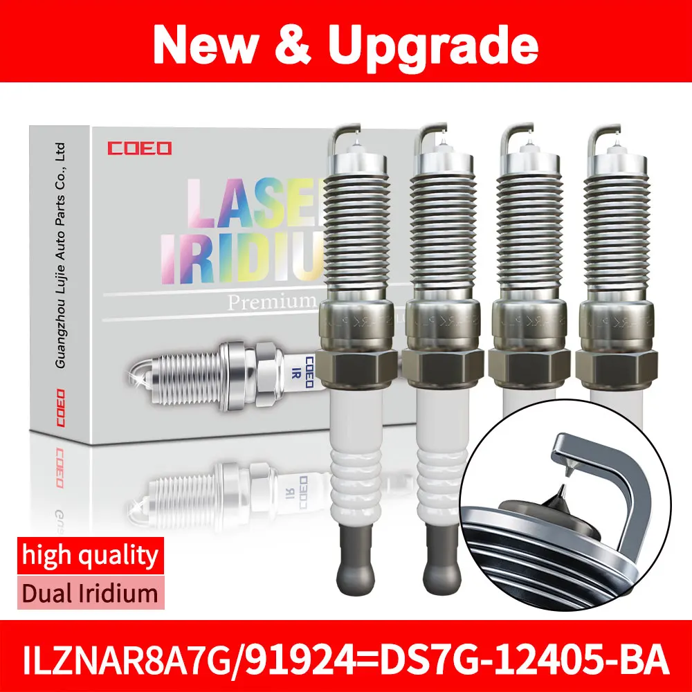 

Для NGK ILZNAR8A7G 91924 двойные иридиевые свечи зажигания для FORD FIESTA 6 FOCUS 3 KUGA 2 MONDEO 5 S-MAX B-MAX 2012-2017 1,0 1,5 SP539