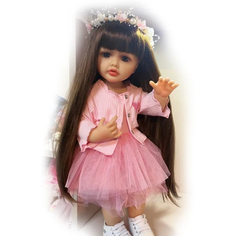 Кукла реборн KEIUMI, Реалистичная женская кукла реборн, изготовленная из силикона и винила, модель одежды, игрушки «сделай сам»