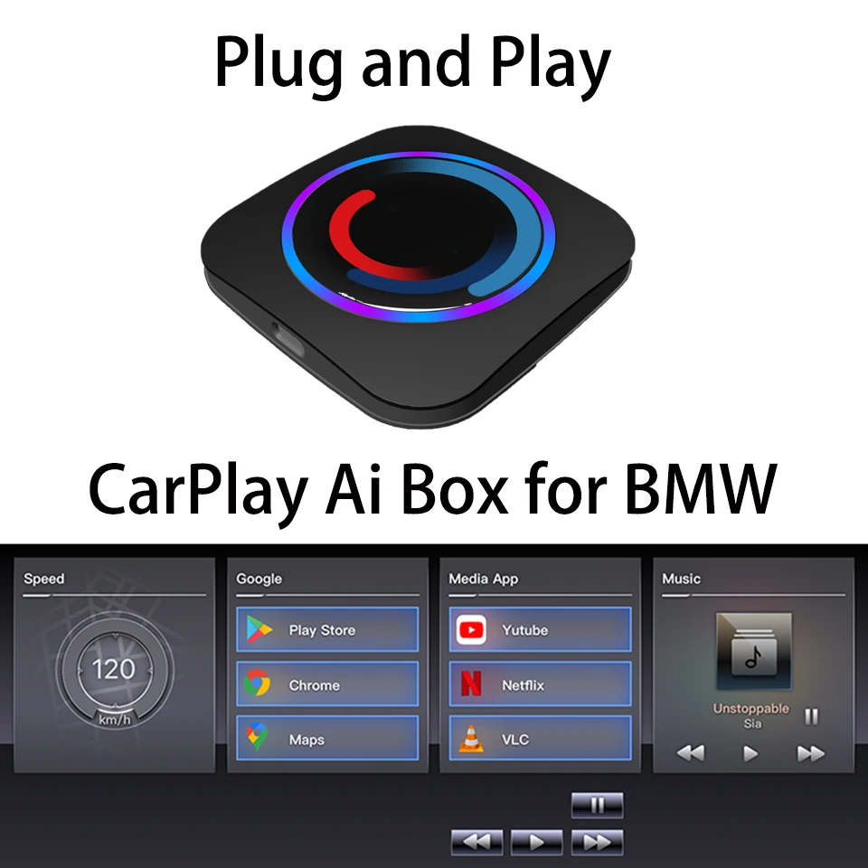 

Новый Восьмиядерный процессор MTK6765 CarPlay Box для BMW X1 X2 X3 X4 X5 X6 X7 X8, работает Android, мультимедиа Waze Spotify Google Play Store