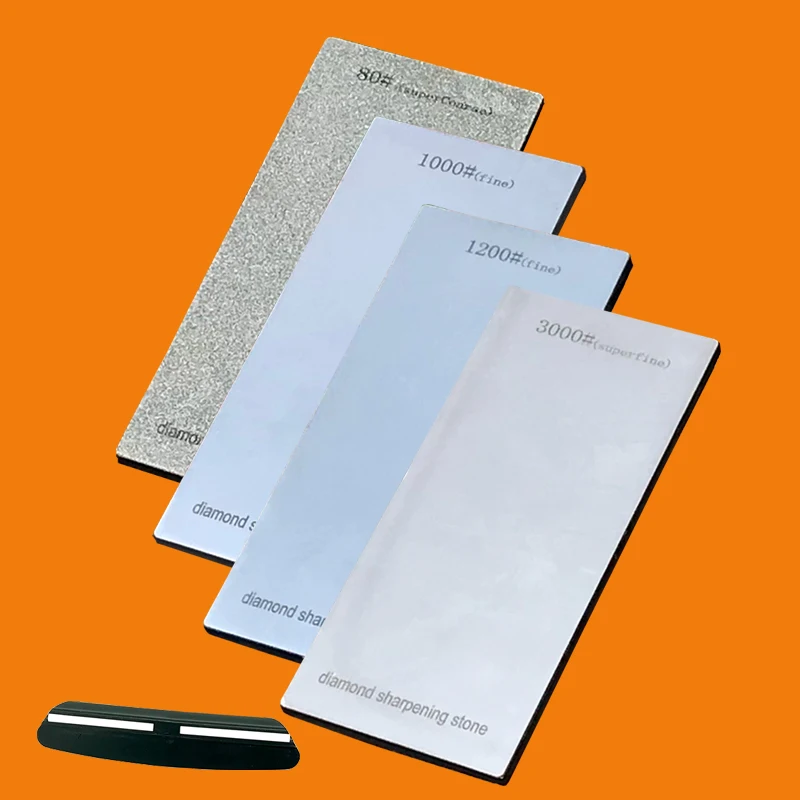 

Алмазный точильный камень для ножей, поверхность, кухонный шлифовальный инструмент, точильный камень для ножей, зернистость 80- 3000, 170*75*6 мм, о...