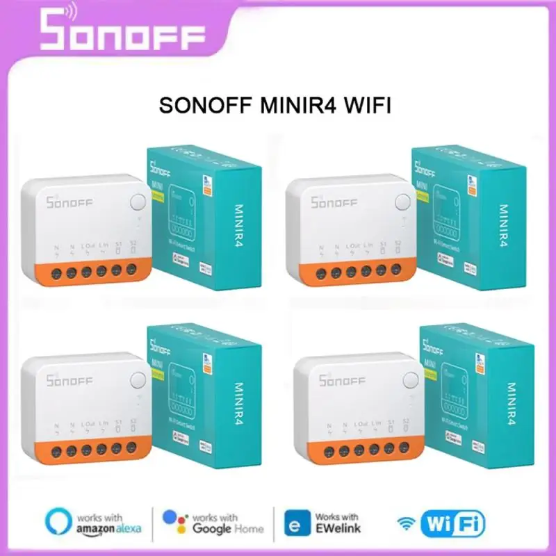 

1-10 шт., модуль переключателя SONOFF MINI R4 с поддержкой Wi-Fi