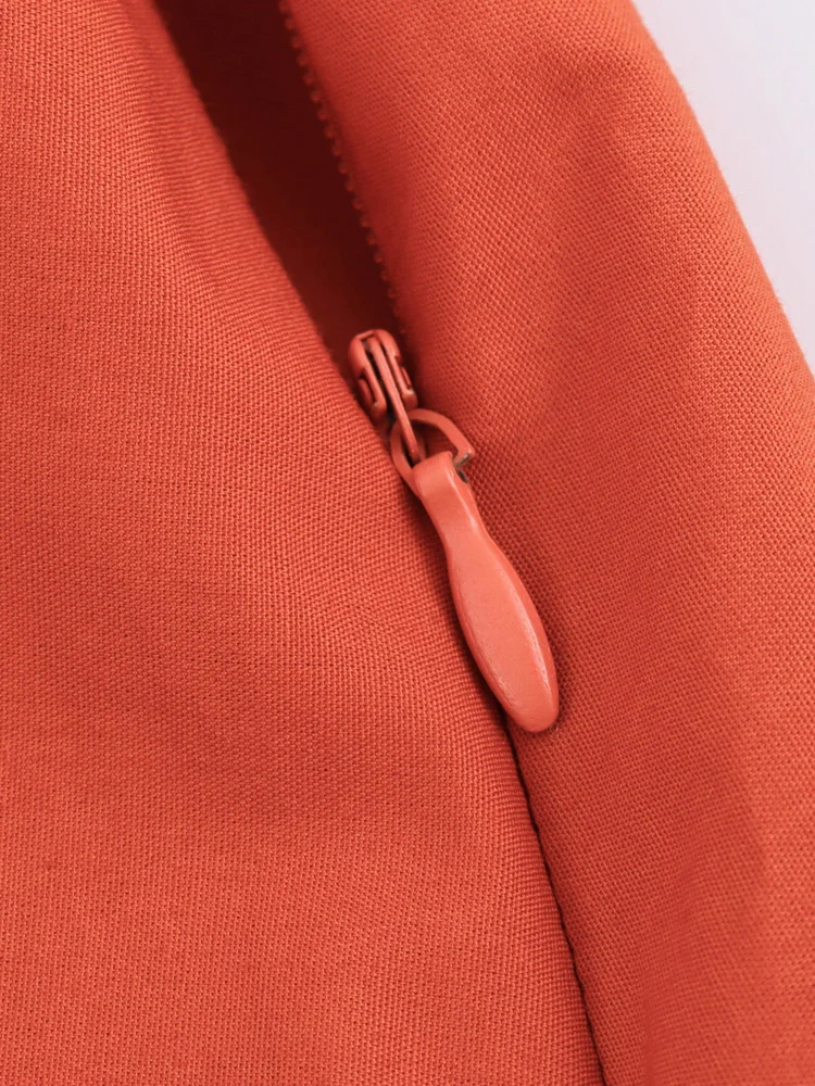 Женское винтажное платье с поясом круглым вырезом без рукавов