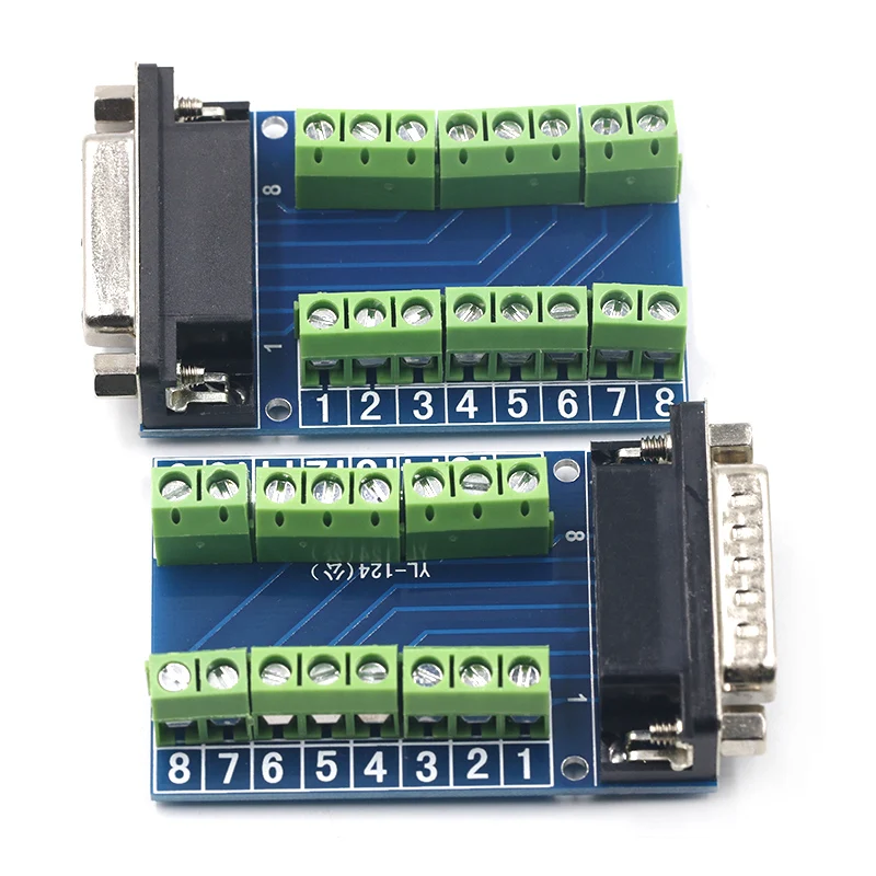 DB15 DP15 D-SUB VGA 15-контактный переходник с женским и мужским разъемами печатная плата