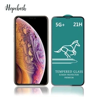 hopeboth 10pcs swift horse 21h full glue tempered glass screen protector for iphone 13 12 pro max11 pro maxxs max678 plus