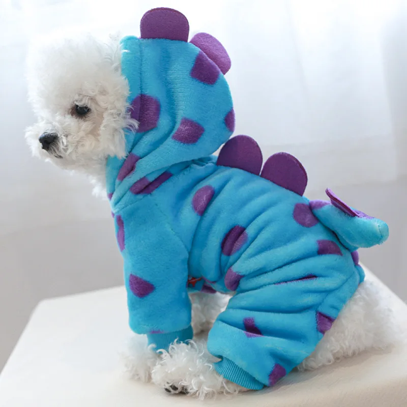 

Pet Novel Costumes Autumn Winter Medium Small Dog Clothes Warm Jumpsuit Cute Coat Kitten Puppy Hoodie Yorkshire Poodle Sweater