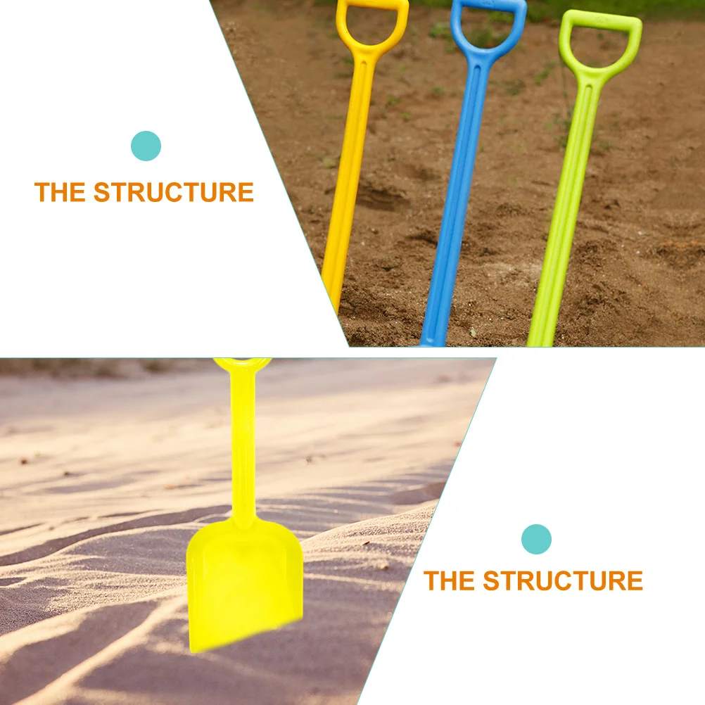 2 шт. пляжные детские лопаты летние игрушки копания песка небольшое садоводство