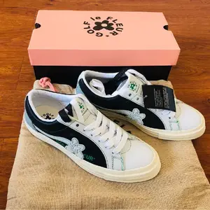 New 2022 Flowers golf Le Fleur Tyler The Creator Canvas Shoes Men Women Vulcanized Shoes Casual Snea in USA (United States)
