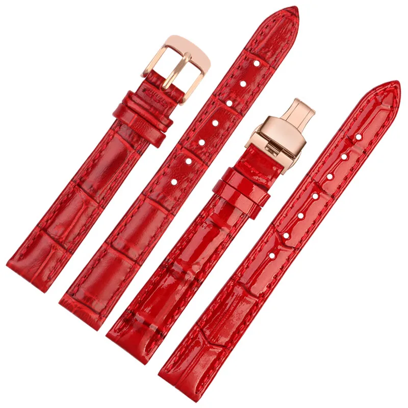 Красный женский браслет с ремешком для Casio Armani CK CITIZEN Tissot DW Fossil Series универсальный