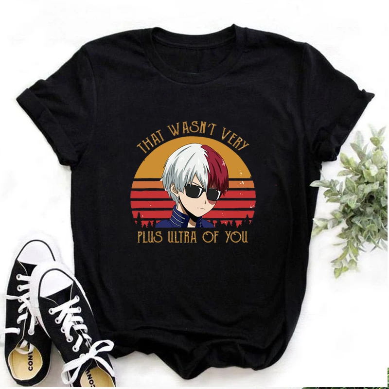 

Футболка мужская с принтом «Моя геройская Академия», Модный повседневный короткий топ в японском стиле с рисунком манга, смешной крой, с 3D-принтом