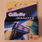 Мужская Безопасная бритва для gillettee mache 3, 4 шт. в упаковке, лезвия для ухода за кожей лица лезвий для ручного бритвы