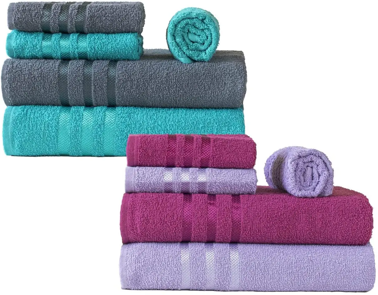 

car wash Set of Towels 10 Pieces Skinny 100% Cotton - Greece (Kit 2) Microfiber Towels Bathroom Hotel Bath Towels For Thicken So