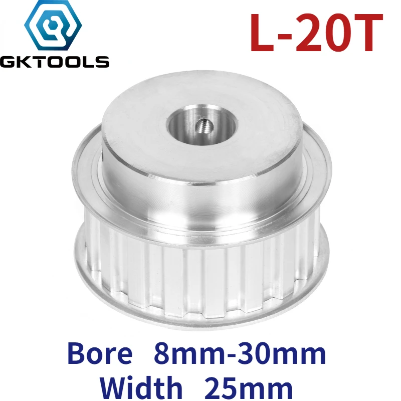 

Зубчатый шкив BF типа, 20 зубьев, отверстие 8/10/12/12.7/14/15/16/17/18/19/20/22/24/25/28/30 мм для ширины 25 мм