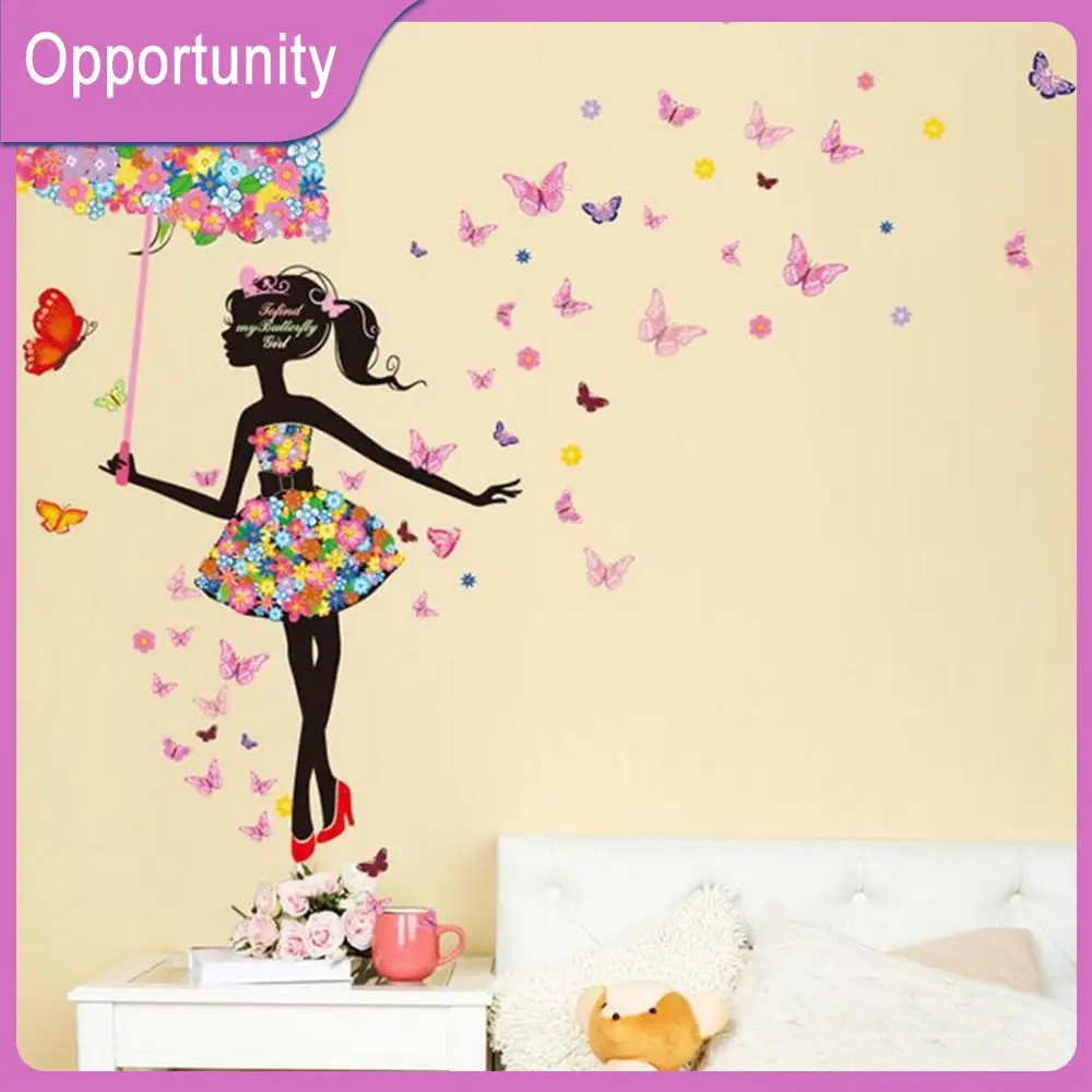 

Decoration Girl Room Paster Environmentally Friendly Applicable To Multiple Scenarios Fairy Wall Sticker Waterproof Art Decal