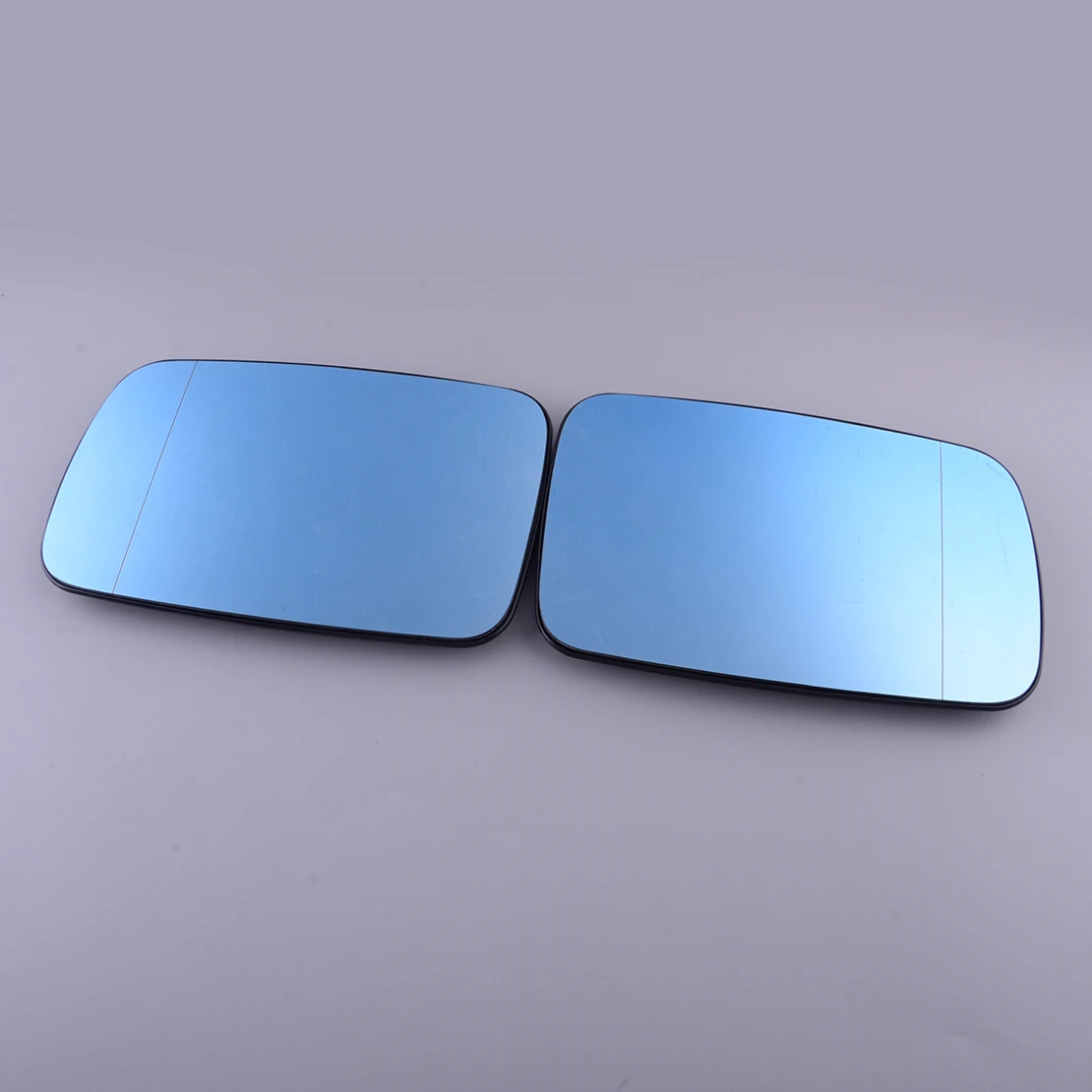 

1 Pair 51168209811 51168209812 Car Wing Door Heated Mirror Glass Blue Rear View Convex fit for BMW 5 series E39 7 series E38