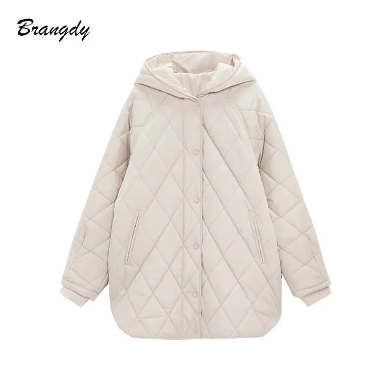 

Z Women's Winter Jacket Oversize Parkas Coats Hoodies Coat Long Jackets Spring Jacket Coat Quilted Coats Female Overcoats Loose
