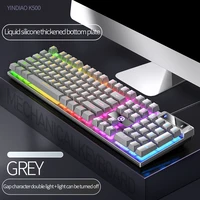 Backlit Gamer Keyboard Mechanical Feel 104 Keys For Notebooks Computer E-sports Peripherals For Desktop Laptop