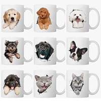 animal breakfast cup mug heat resistant tea milk lemon juice coffee water cup bar drinkware lover gift creativity