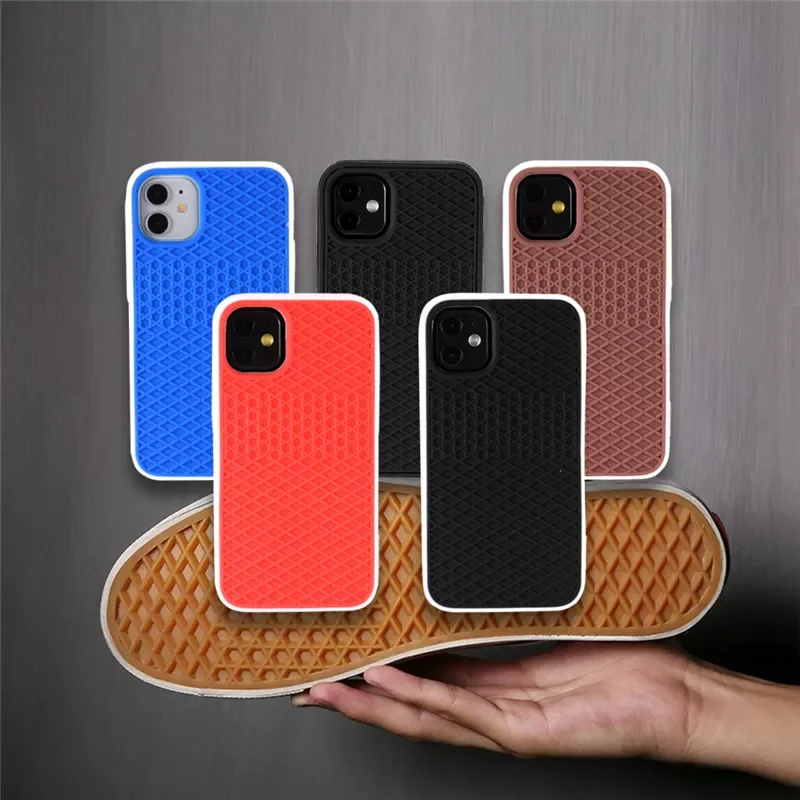 

Free Shipping for IPhone 12 13 14 Pro Max XS XR X 8 7 Plus SE 2020 IPone Mini 14Pro Back Cover Sport Shoe Sole Texture Silicone