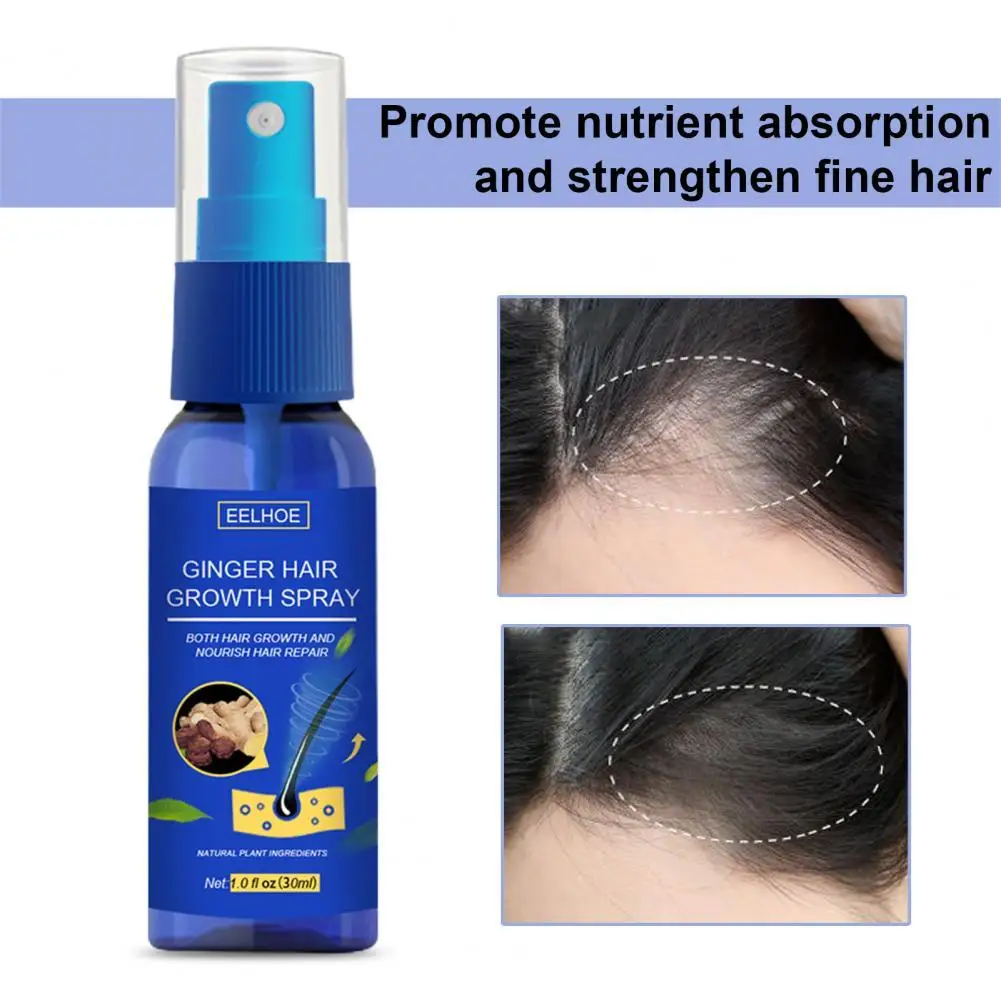 

30ML Hair Building Liquid Natural Healthy Plant Extracts Ginger Hair Growth Spray for Salon