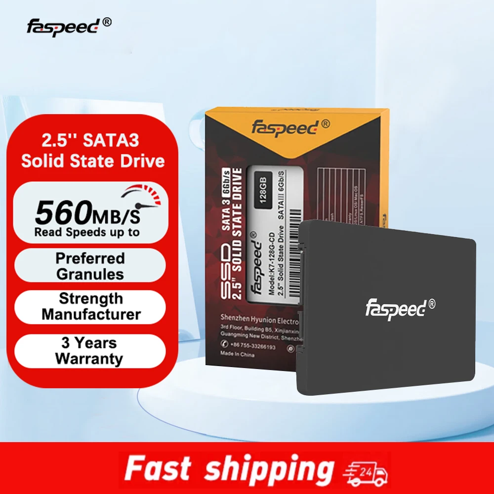 Внутренний твердотельный диск SATA 3 SSD 1 ТБ 512 ГБ 256